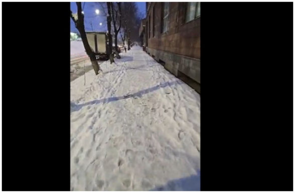 Նախապես կանխատեսված ձյունը անակնկալի բերեց քաղաքային իշխանությանը (տեսանյութ)